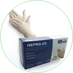 Producto Medicos Guantes de Latex